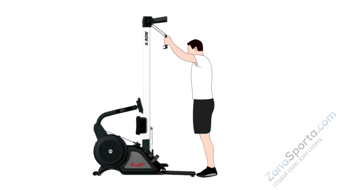 Профессиональный лыжно-гребной тренажер Impulse HSR007 (X-ROW)