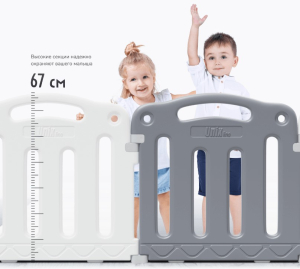 Манеж Unix Kids Classic 200x240 Grey