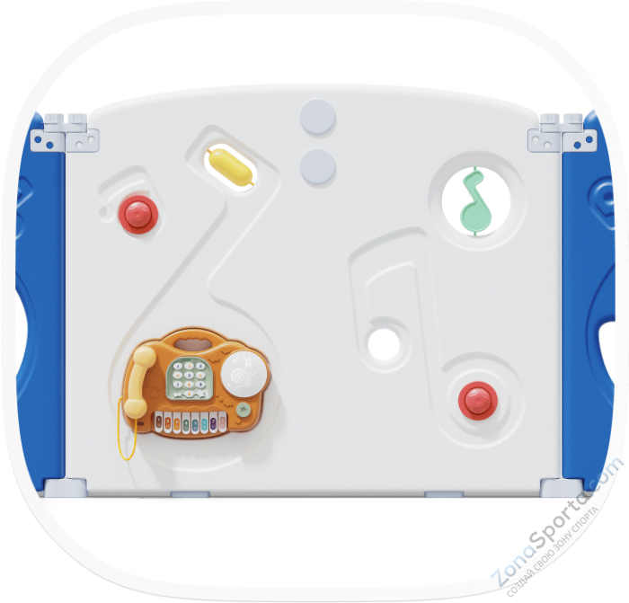 Манеж Unix Kids Supreme Music 200x240 Blue с качелями