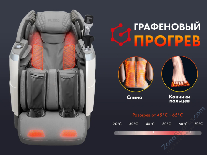 Массажное кресло Fujimo Flexor F500 Grey