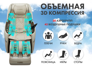 Массажное кресло Fujimo Ton Pro F888 Имбирь