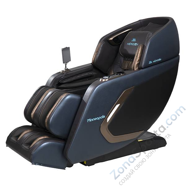 Массажное кресло Meridien Minneapolis (Brown + Dark blue)