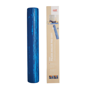 Массажный ролик SISSEL Pilates Roller Pro 90 см, мягкий, синий