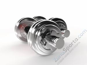Набор гантелей Unixfit в кейсе 15kg