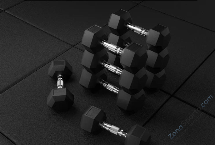 Набор гексагональных гантелей от 1 до 10 кг OKPRO OK1013-1-10-G