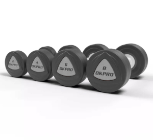 Набор полиуретановых гантелей от 32 до 40 кг (шаг 2 кг) OKPRO OK1032B-32-40-G