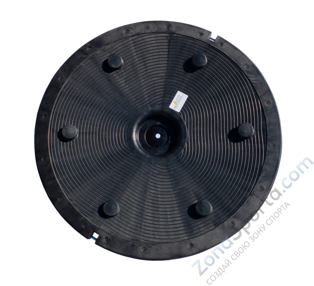 Полусфера гимнастическая надувная R3 с эспандерами и насосом Original FitTools FT-BSU-R3