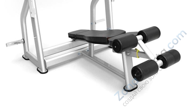 Скамья для жима лёжа с отрицательным углом наклона (40 градусов) Protrain 61A40