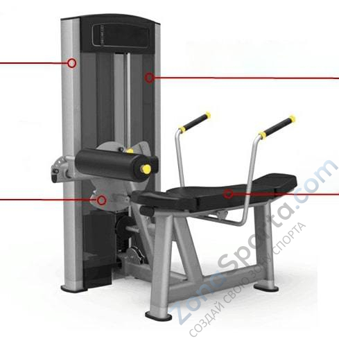 Скручивания из положения лежа Protrain 61A18A-70