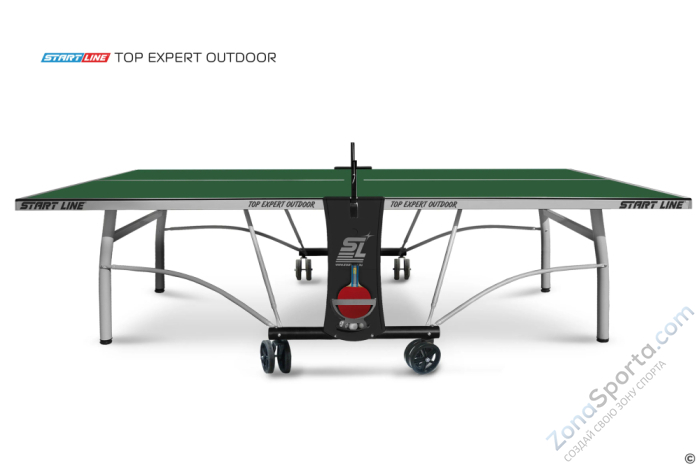 Теннисный стол Top Expert 6 Всепогодный Зелёный