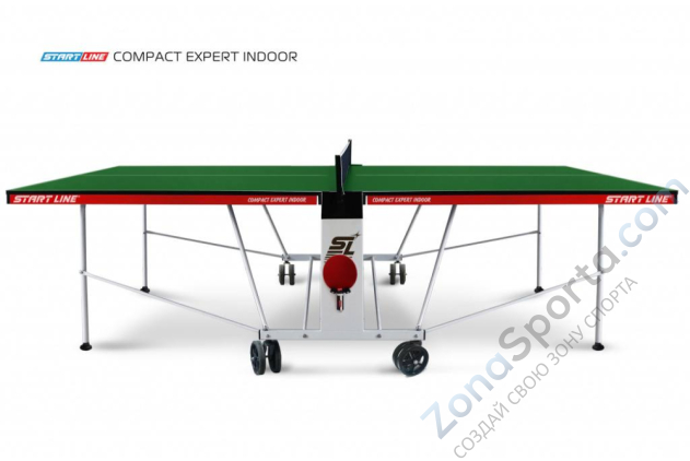 Теннисный стол Start Line Compact Expert Indoor green