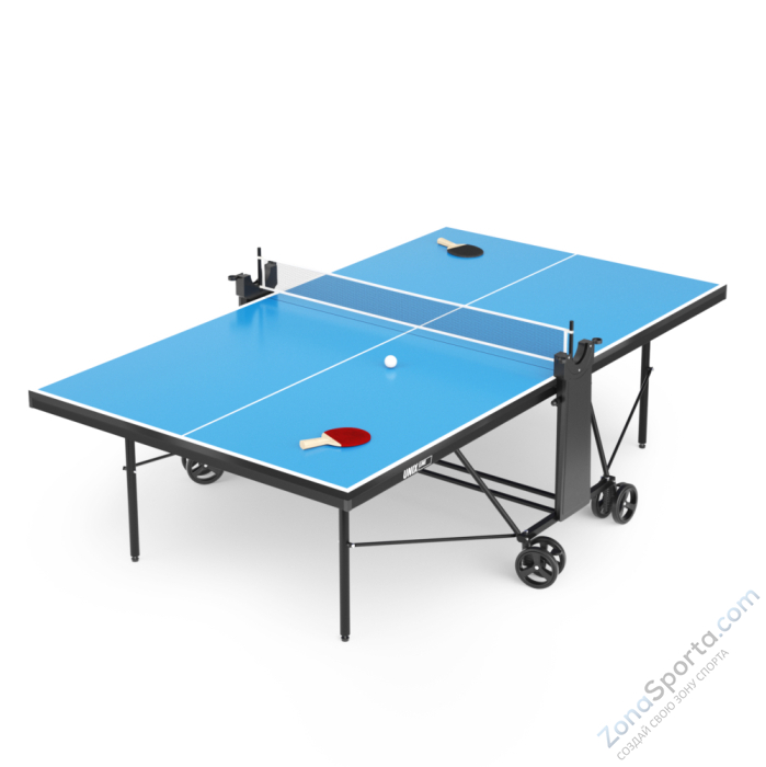Теннисный стол Unix Line Compact indoor 18mm MDF (Blue)