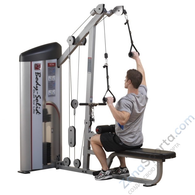 Верхняя и нижняя тяга Body Solid S2LAT-1