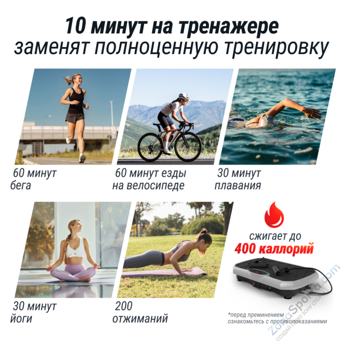 Виброплатформа Unix Fit Edge 2D Grey