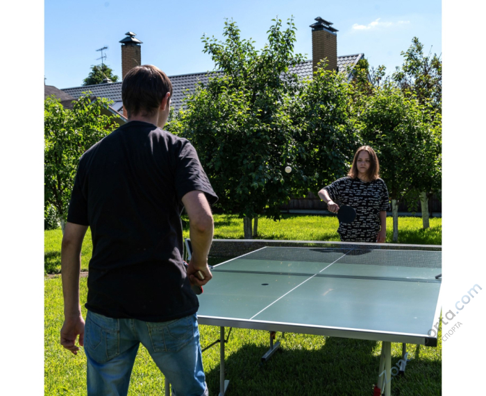 Всепогодный теннисный стол DFC Tornado зеленый S600G