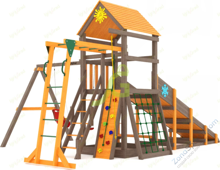 Всесезонная площадка IgraGrad С Gride с рукоходом SF1