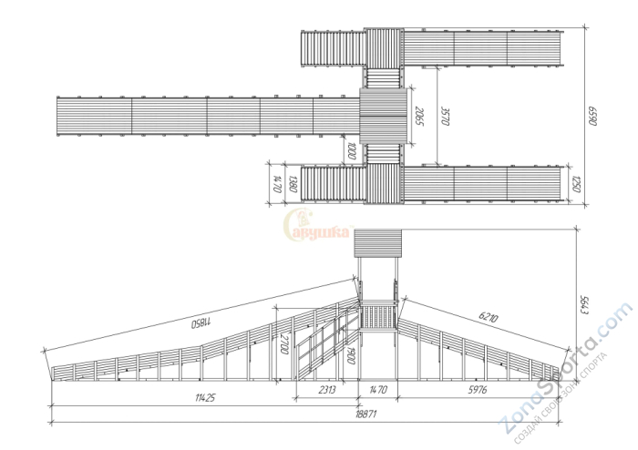 Зимняя горка Савушка Зима 11