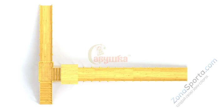 Зимняя горка Савушка Зима Wood 10