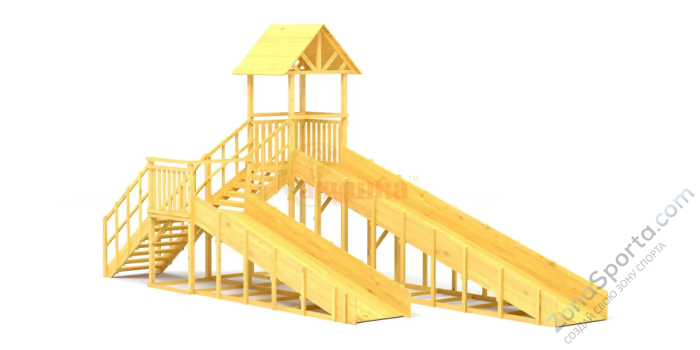 Зимняя горка Савушка Зима Wood 7/2