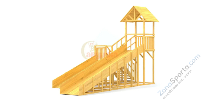 Зимняя горка Савушка Зима Wood 7/2