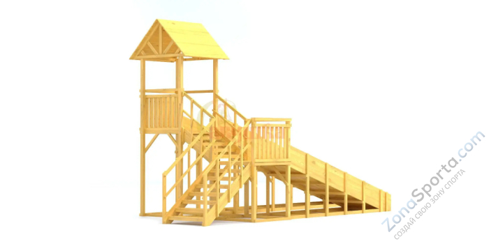 Зимняя горка Савушка Зима Wood 7/2