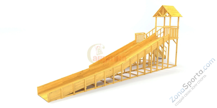 Зимняя горка Савушка Зима Wood 9/2